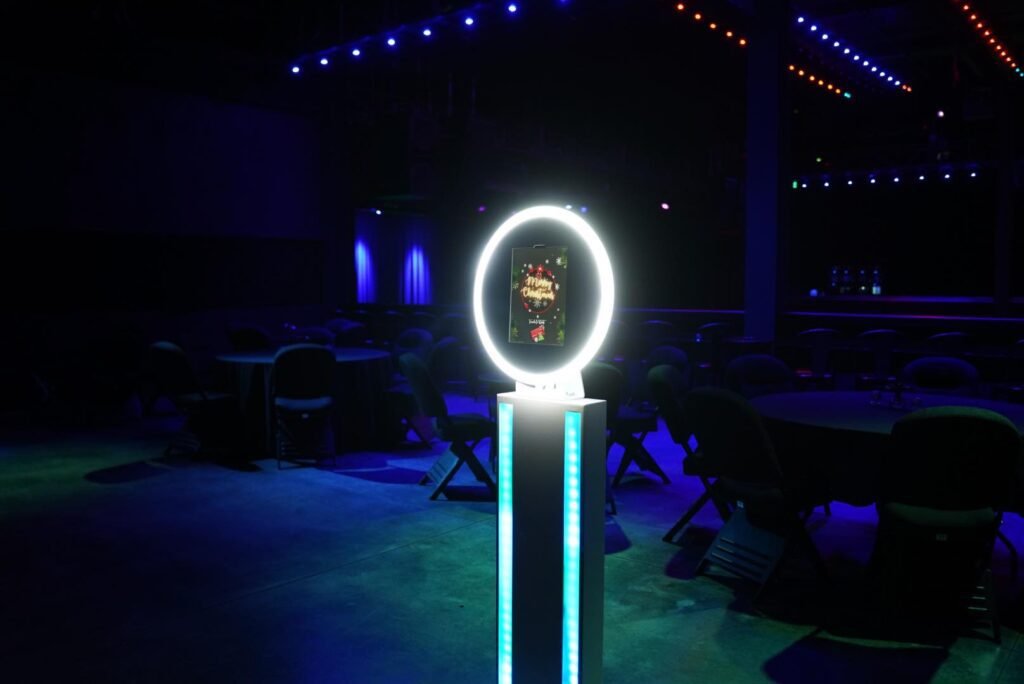 digital drop off photobooth at a nigh event in lancaster