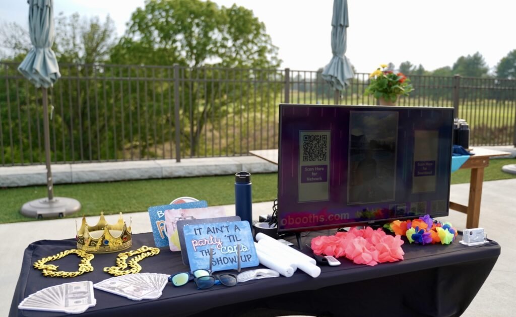outdoor event in a daylight in lancaster pa, orama photo booth