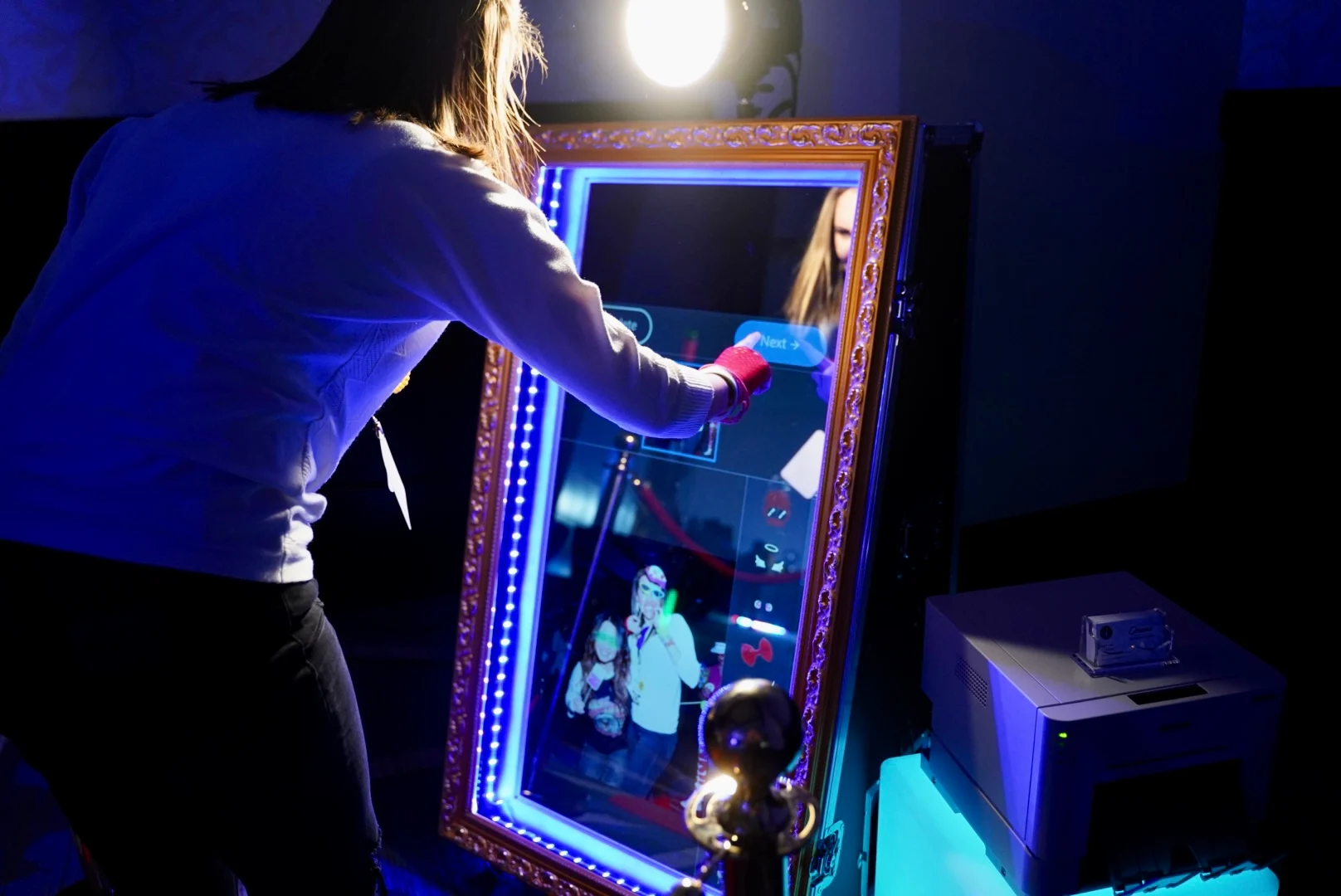 mirror photo booth for event