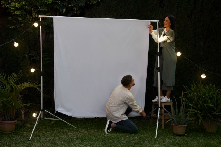 photo booth backdrop stand