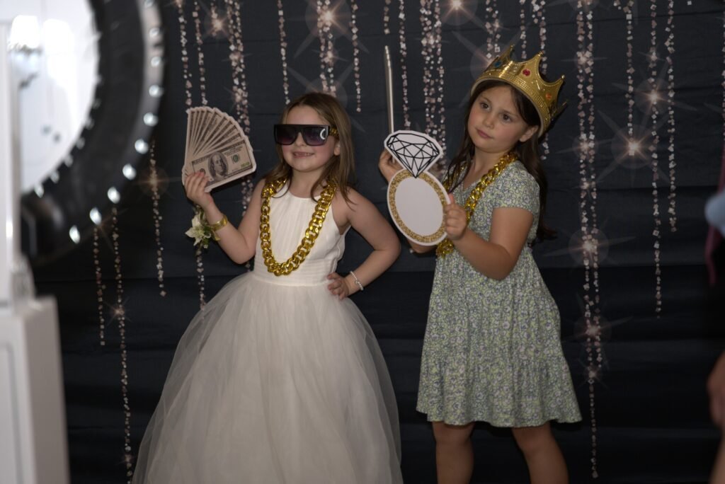 kids at a wedding event