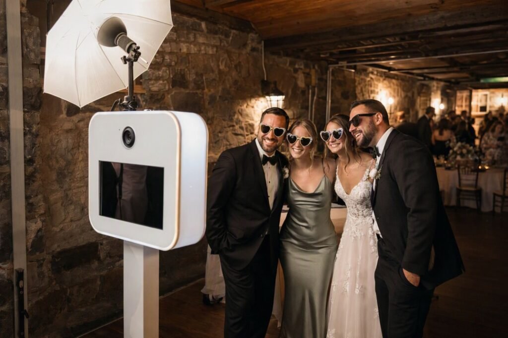 Photo booth rental at a wedding reception in Lancaster PA